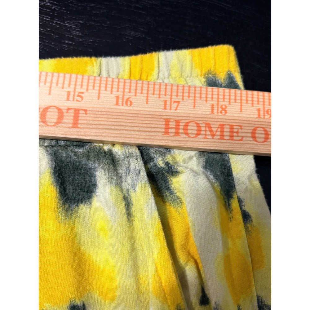Cabi Atomic Lounger Set Yellow Black Tie Dye Top L Pants XL 2 Piece Lounge Set - Picture 12 of 16